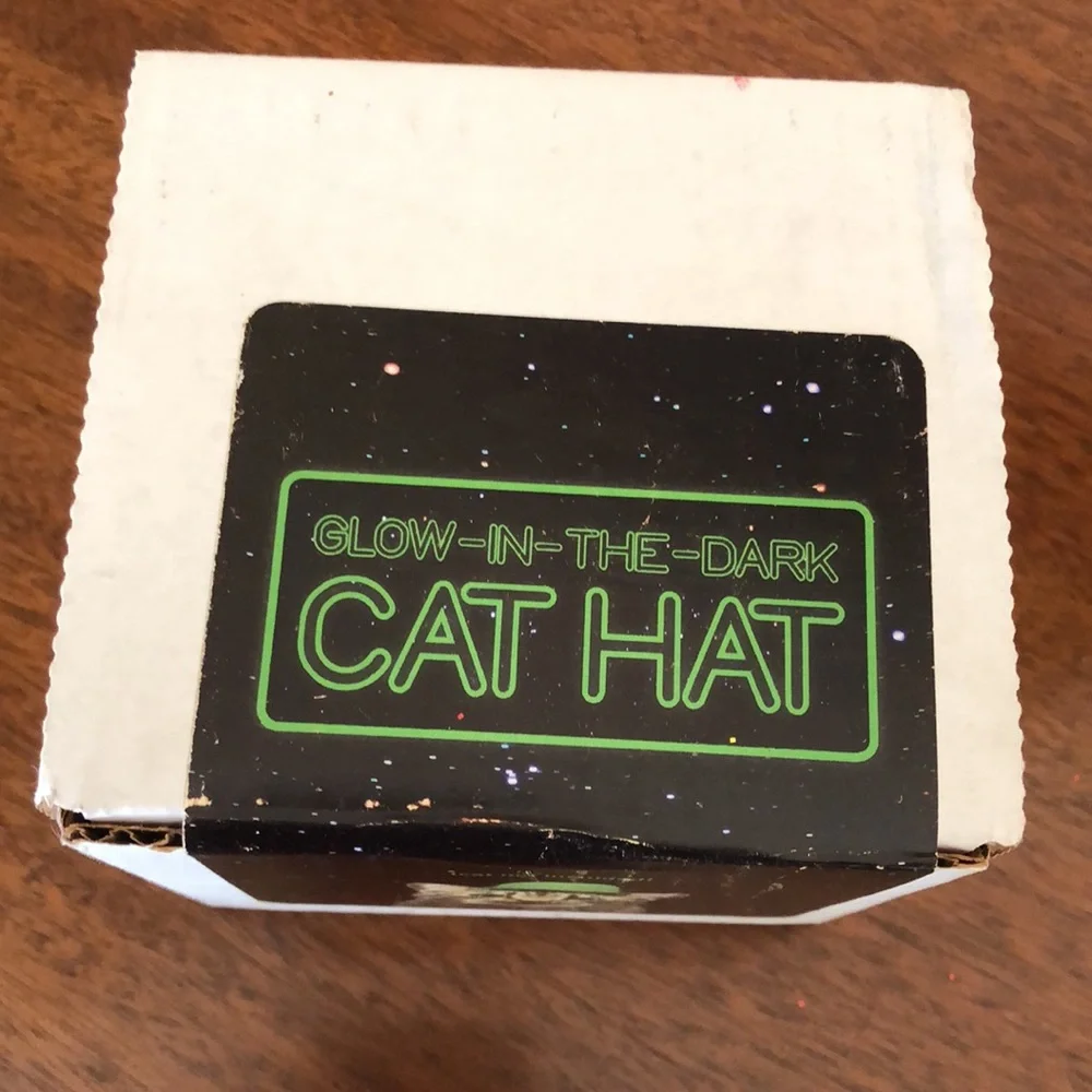 NIP Glow in the Dark Novelty Cat Top Hat